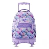 TOTTO - Mochila Escolar con Ruedas, Estampado Kory Morado