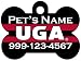 Georgia Bulldogs UGA | Officially Licensed | Pet Id Dog Tag | Personalized for Your Pet