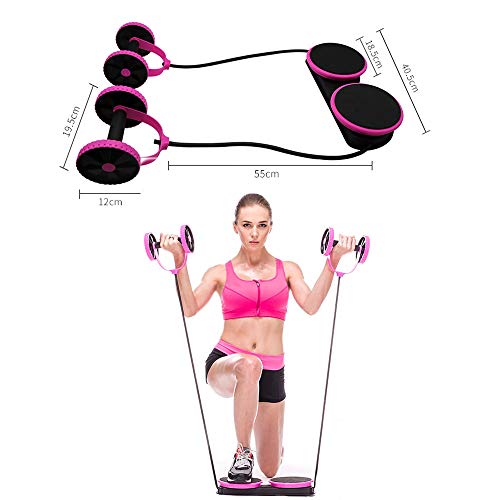 Rodillo abdominal con expansor multifuncional BAJIE de doble rueda 2
