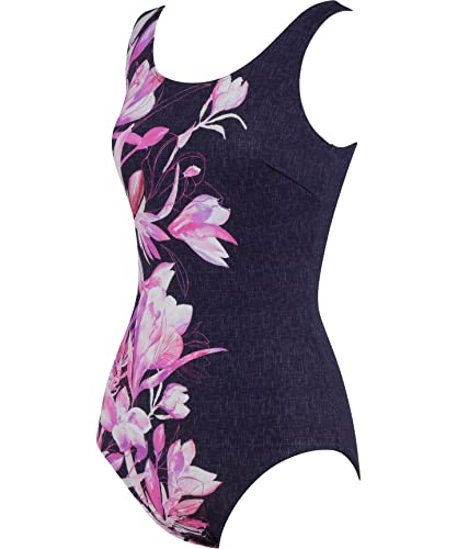 [ワコール/スイムウェア] ワンピース水着 フルシェイプ 美キープカップ フィットネス SWO401 レディース VI 11L