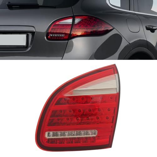 xsdzgdzy LED Inner Tail Light Assembly w/Bulbs For 2011 2012 2013 2014 Porsche Cayenne Models Right Passenger Side Taillight Brake Light Replaces #958945094A (Inner R)