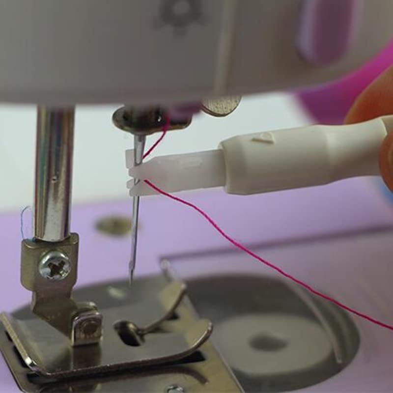 Portable Sewing Needle Threader Bag Sewing Machine Needle Exchange Tool for Household Sewing Threading