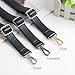 Beaulegan Classic Long Purse Strap Replacement, Microfiber Leather, Adjustable for Crossbody/Shoulder Bag, 1 Inch Wide (Black/Gunmetal)