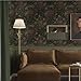 Dimoon Vintage Wallpaper Peel and Stick Dark Green Floral Wallpaper 16.1