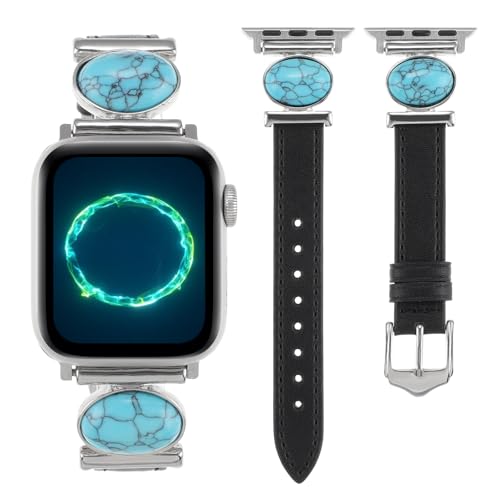 �X�������U�[�o���h Apple Watch�o���h �����p 41mm 40mm 38mm 42mm 44mm 45mm 46mm 49mm Boho �E�G�X�^���^�[�R�C�Y�X�g�[�� ���B���e�[�W�X�g���b�v iWatch Series 10 9 8 7 6 5 