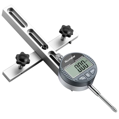 ALLmeter Digital Table Saw Gauge with Dial Indicator 0-1 Inch