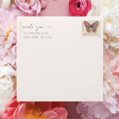 Stamtech Custom Return Address Stamp - 24 Designs To Choose From Custom Address Stamper Wedding Invitation Stamp #TOP4