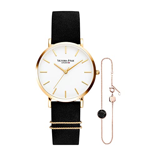 VICTORIA HYDE Mujer Pulseras Reloj Set Cuarzo analógico Reloj