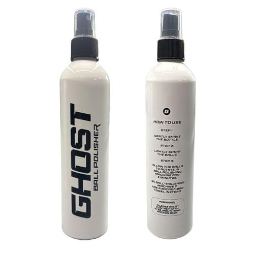 Ghost Billiards Pool Ball Cleaner 300ml Spray | Removes Chalk Oil & Grime | Safe for All Standard Billiard Balls | Phenolic Billiard Ball Formula