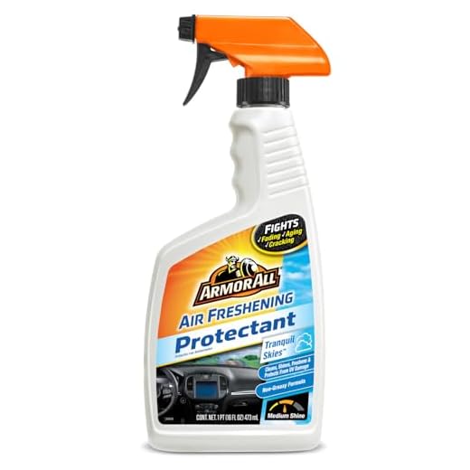 Armor All Car Air Freshener and Cleaner - Odor Eliminator and Protectant for Cars & Truck, Tranquil Skies, 16 Fl Oz Spray Bottles, 18512