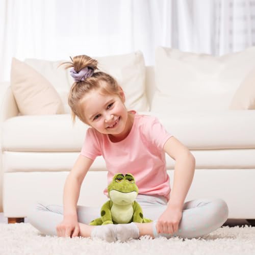 JynxtoyZeal Frosch Kuscheltier Kinder, Frog Kuscheltier Plüsch, Frog Plush Toy Stuffed Animal, Plüsch Spielzeug Geschenk für Kinder-22cm