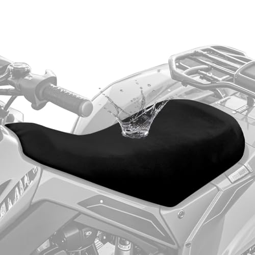 Dreaweet ATV Seat Cover Black Waterproof Four Wheeler Seat Cover