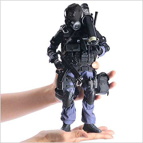 Viikondo 1/6 Action Figures 12'' Toy Soldier Us Swat Member Breacher Army Men Model Military Fan Collection Gift (B) #TOP2