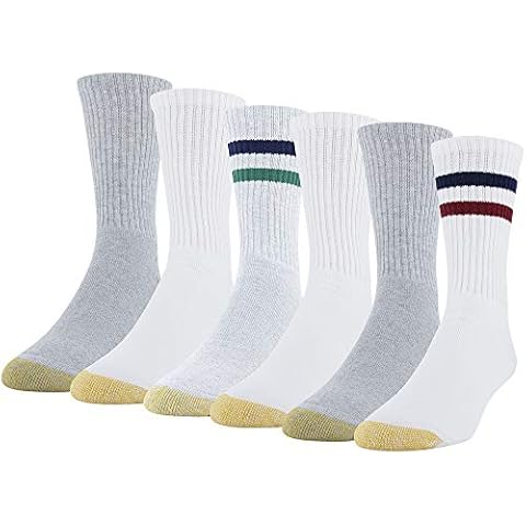 Gold Toe Men's Cotton Athletic Socks, 6 Pairs Cover