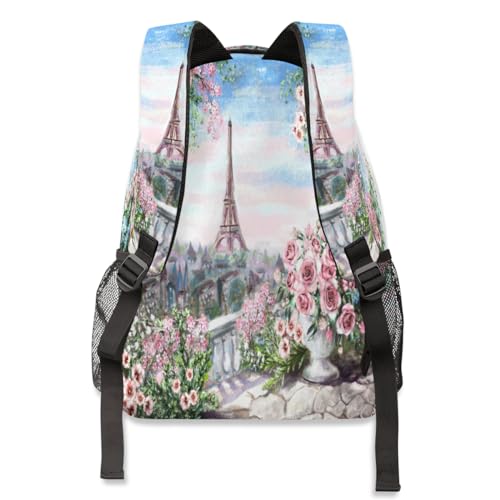 Sac à dos d'école Tour Eiffel : la solution confortable contre le mal de dos des enfants