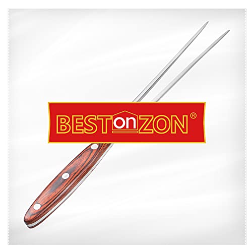 BESTonZON Forchettone per carne in acciaio inox