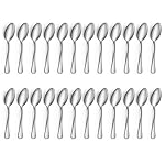 Gifcomda – Teelöffel 24 Stück, Gifcomda Edelstah Kleine Löffel Set, Exq