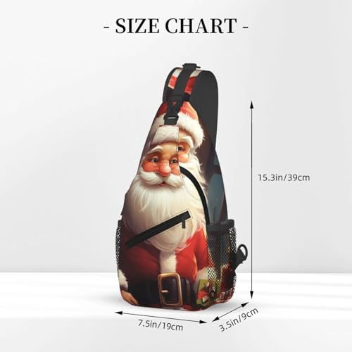 Bolso Cruzado Diagonal para Hombre y Mujer Negro miniatura 3