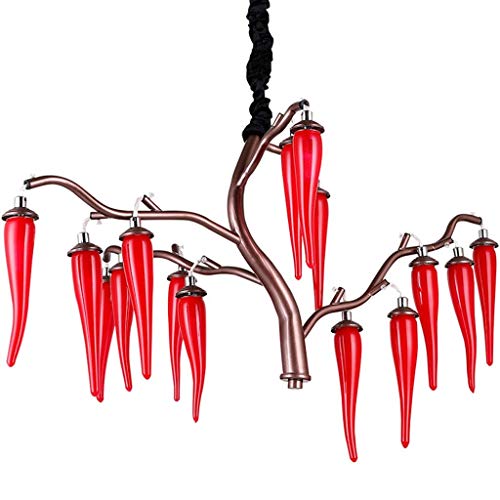 Lustre rétro industriel en verre poivre pour éclairage de restaurant et chambre