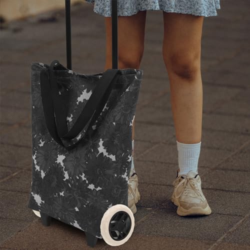 Roues de rechange pour chariot de supermarché en plastique robuste x4 - 6