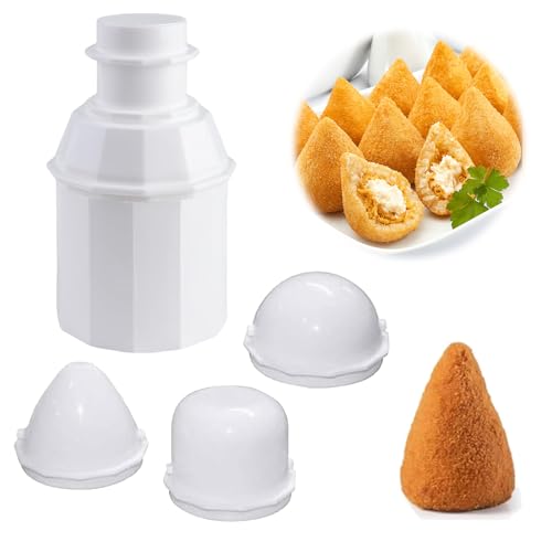 XHYASD Onigiri Form, Arancini Maker, set di stampi per palline di riso, 3 in 1, multiuso, Onigiri Maker, set di stampi per palline di riso fai da te (cilindro, cono + cono + rotondo)