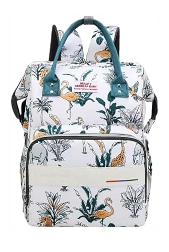 Image of Baby Diaper Bag Backpack – Ocean Sailor CR, Waterproof Mochila Pañalera with Large Capacity, Multipurpose, with Stroller Straps, Ideal for Moms and Dads