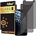 Ailun Privacy Screen Protector Compatible with iPhone 11 Pro Max/iPhone Xs Max 6.5 Inch 2 Pack Anti Spy Tempered Glass Anti Scratch Case Friendly