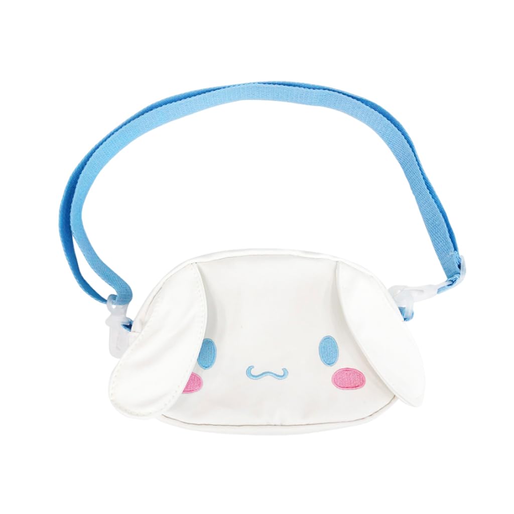 Kawaii Girls Canvas Hand Bag Cartoon Cute Cinnamo-roll Purse Bag for Girls Cute Phone Crossbody with Removeable Shoulder Strap Fashion Day Handbag,20x13x5cm