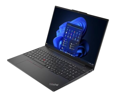 Image of Lenovo Thinkpad E16 Gen 2 Business Laptop 16.0 inch IPS FHD+ Display (AMD Ryzen 7 250 (>Ryzen 7 7735U), 16GB DDR5, 1TB PCIe SSD, Copilot, Backlit KB, Fingerprint, WiFi 6, Webcam, Win 11 Pro)