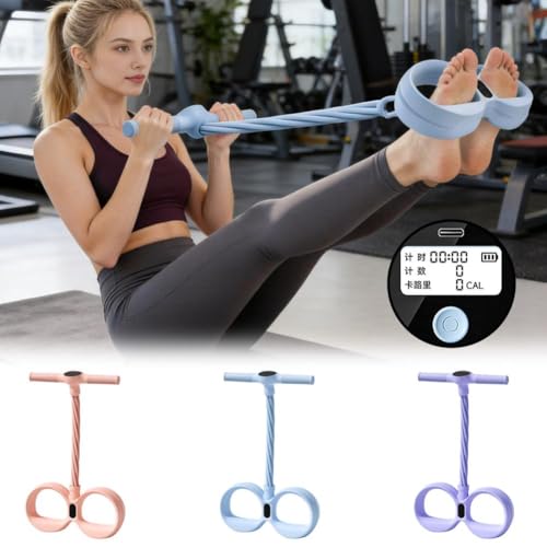 Ejercitador de piernas multifuncional con contador digital miniatura 6