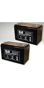 Amazon.co.jp: G&Yu BPC12-75 電動車 バッテリー 12V AGMタイプ