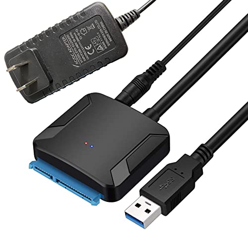 SATA-USB変換アダプター 2.5/3.5インチ HDD SSD用 Runbod SATA3 USB3.0 変換ケーブル 最大6TB 高速転送 UASP対応 PSE認証済電源アダプター付き SATA-USB変換アダプター 2.5/3.5インチ HDD SSD用 Runbod SATA3 USB3.0 変換ケーブル 最大6TB 高速転送 UASP対応 PSE認証済電源アダプター付き