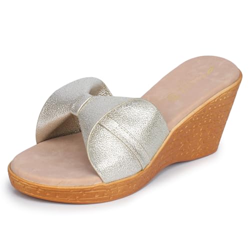 Image of TRASE Women's Fashion Sandals | Comfortable And Stylish Wedges For Women | Trendy And Stylish Sandals For Woman And Girls, Lightweight Wedges Heels