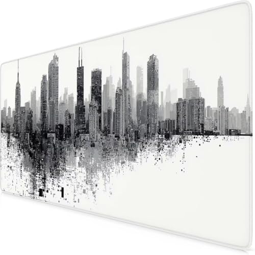 Grand tapis de souris ville pour ordinateur portable et bureau d études