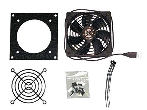 Coolerguys 92mm USB Cooling Fan Kit - Cabinet Ventilation Fan
