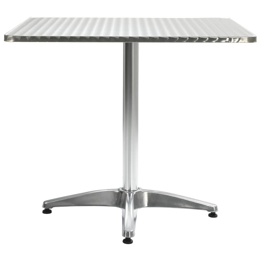 KCCKOM Patio Table Silver 31.5