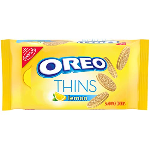 OREO Thins Lemon Flavored Creme Sandwich Cookies, 10.1 oz -  Mondelez Global, RU11-1941