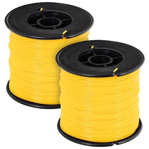 KADAX Lot de 2 cordons de maçon, 100 m x 1 mm, indéchirable, en polyamide, pour pavés, ligne directionnelle sur bobine, fil à souder, pour travaux de pavage