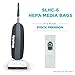 Genuine Simplicity S10 Freedom HEPA Vacuum Cleaner Bags, Odor-Fighting and Charcoal-Infused Vacuum Bags, Six Vacuum Bags for Simplicity Freedom Included