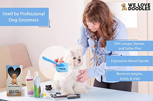 image for We Love Doodles Slicker Brush for Dogs, Dog Grooming Supplies - Best D