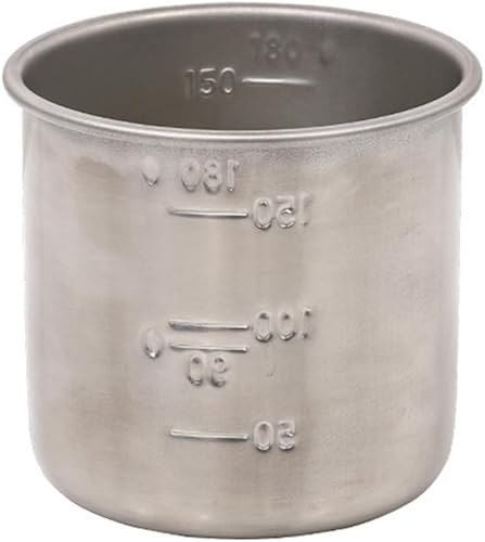 Taza de medición de acero inoxidable Contenedor de pastel Olla de arroz japonesa Taza de medición de arroz Taza de medición de metal Taza de disponible en Yaxa Colombia