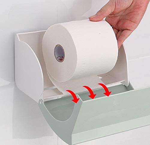 Kreatywny pojemnik na ręczniki papierowe Półka na papier toaletowy Domowy papier toaletowy Bezdziurkowy, wodoodporny uchwyt na papier toaletowy (kolor: 3 szt.)