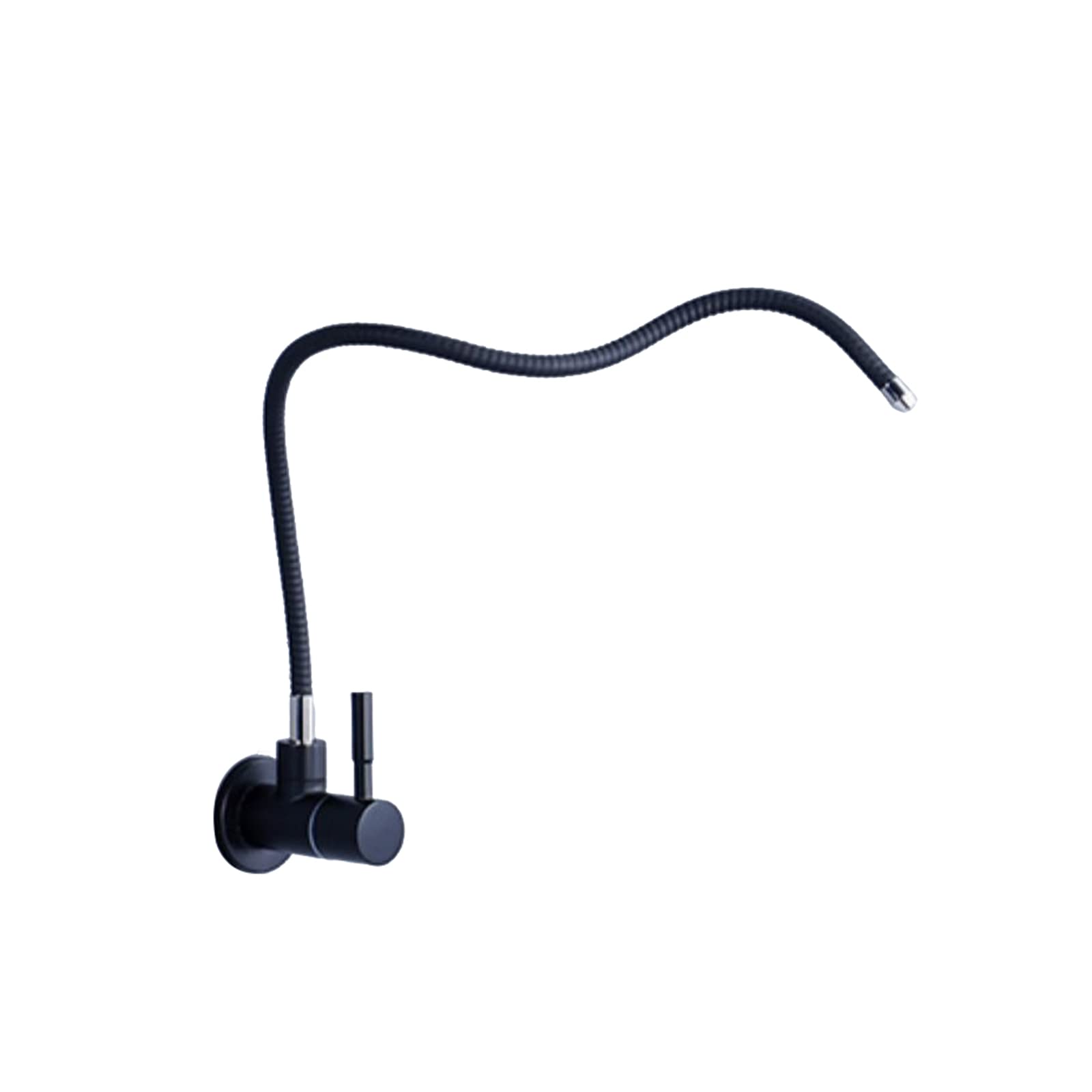 Grifo de Limpieza de Cocina, grifos de Filtro de Agua Negros con rotación de 360°, grifos de Fregadero de Cocina de ósmosis inversa de Montaje en Pared.