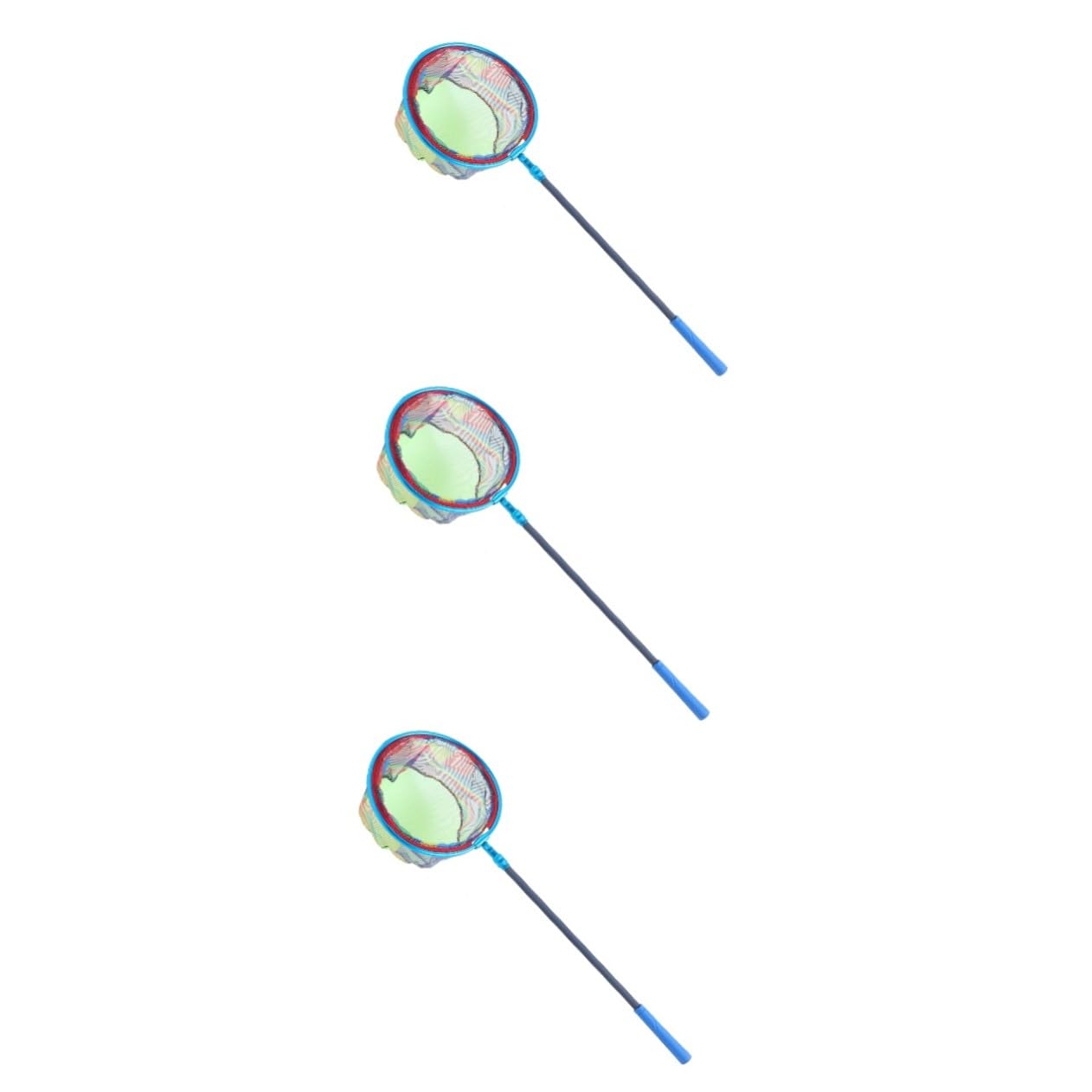 VICASKY 3 Set Rete Telescopica per Asta e Rete Resistente per Insetti e Pesci in Fiumi Laghi e Attività Outdoor