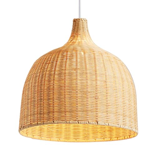 Suspension en rotin crème 45 cm crée une ambiance bohème dans votre salon