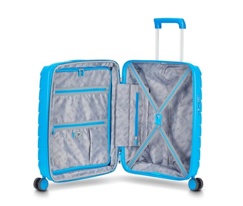 Maleta de Cabina premium RONCATO Skyline 2.0 bluette expandible 4