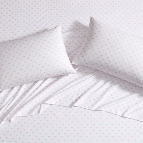 Parure de lit fille Laura Ashley rose ultra douce lit simple avec taies