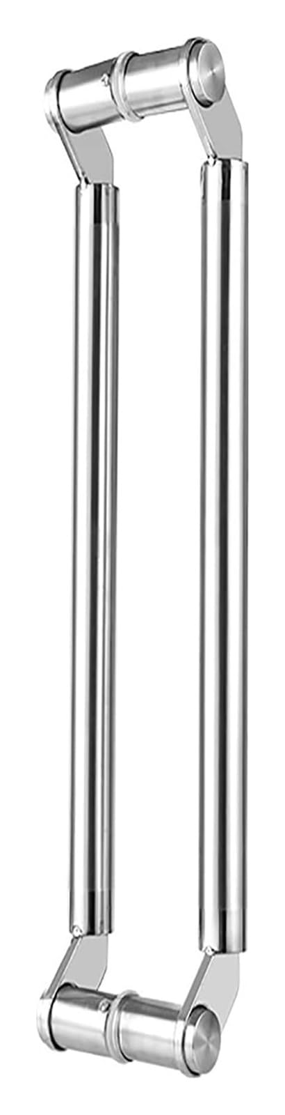 Niusabou Sier Door Handle Barn, Stainless Steel Sliding Barn Door Swing Handle, Indoor Outdoor, 60-150X56-146Cm(,80Cm (31 1/2In)*76Cm)