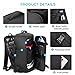 BANGE 40L Travel Backpack with Shoe Compartment, Large Capacity Weekender Bag Daypack Fits 17.3 Inch Laptop, Carry-on Luggage Backpack with Water Bottle Holder for Traveling, Hiking, Business