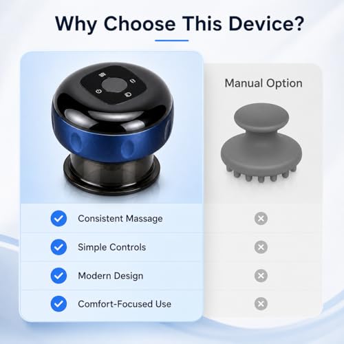 Image of Elnor Smart Dynamic Cupping Therapy Device | Rechargeable Cupping Therapy Massage Tool | 3 in 1 Vacuum Therapy Machine for Body Massage Pain Relief, Best Massagers for Neck and Back with 12 Modes